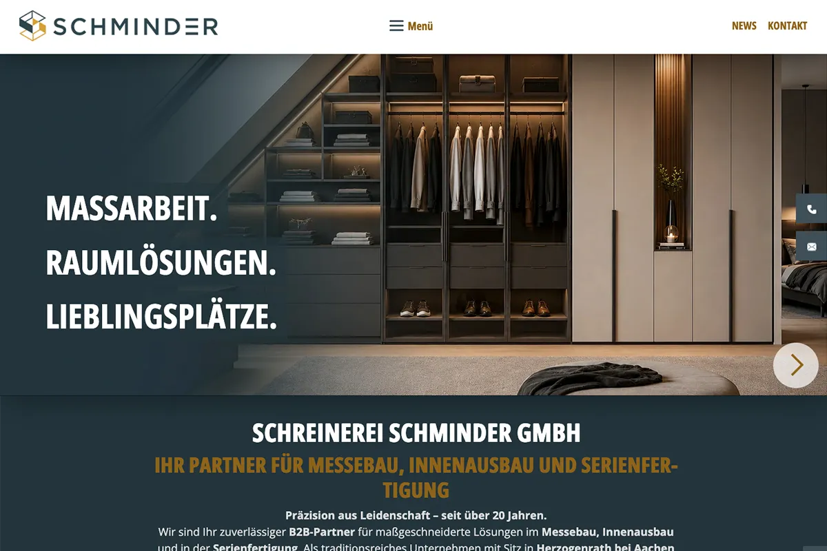 Referenzprojekt: Seiten für Handwerker erstellen