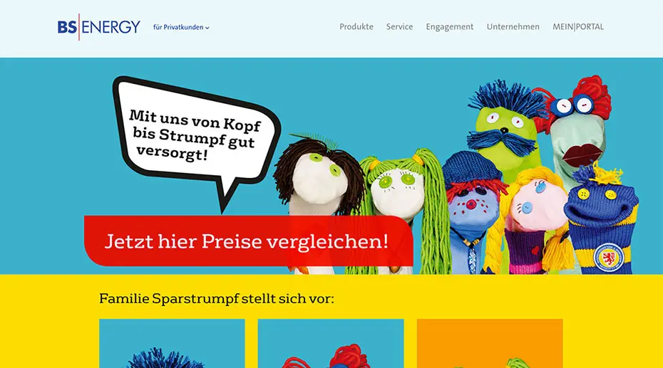 BS Energie: webseite mit js spielen